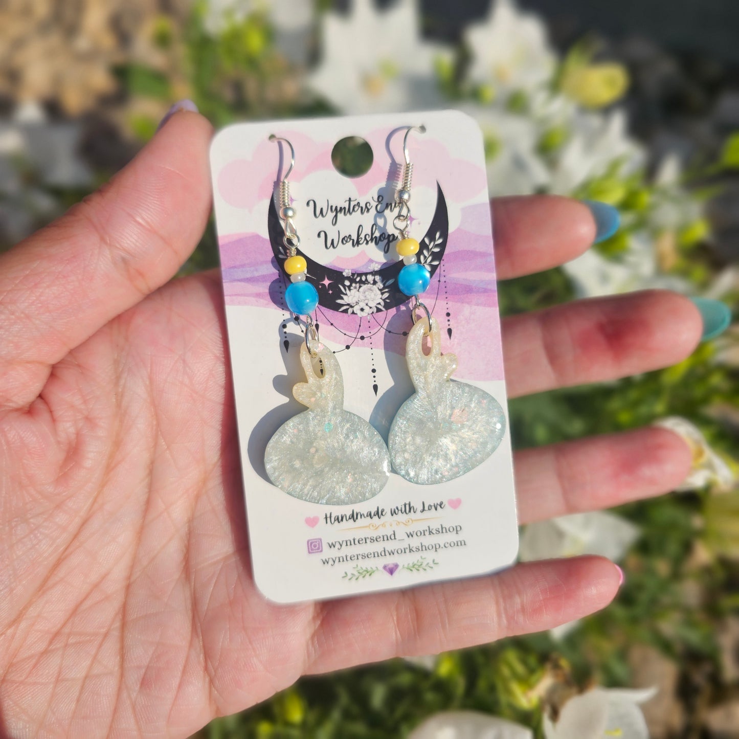 Sad Lizard Pokemon Inspired Earrings